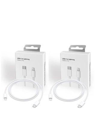 (2Pc) Apple iPhone Charger Cable 1M[MFi Certified] USB C to Lightning Cable Fast Charging Power Delivery PD 20W iPhone Cable for iPhone 14/14 Pro/14 Plus/14 Pro Max, iPad Pro, iPhone 8-13 All Series - pzsku/Z2B889EC9C1116D0C386AZ/45/1751028706/c1679598-6889-4cad-9242-b043141c8aee