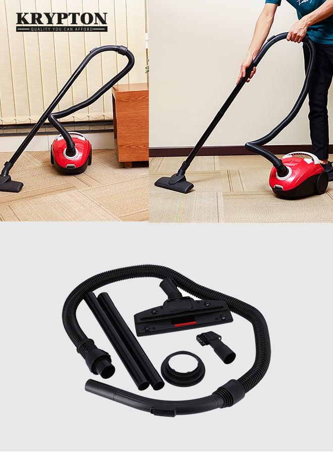 KRYPTON Handheld Vacuum Cleaner for Floor and Dust Cleaning  with Large Suction Capacity, Dust Full Indicator, Compact Size, Wider & Flexible Hose and Suitable for Dry Cleaning, 1.5 L 2200 W KNVC6181 Black/Red/White - Image 5