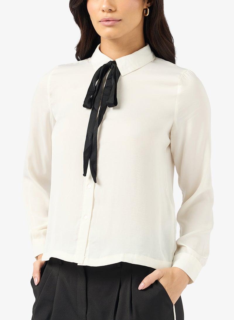 فيرو مودا قميص بأزرار وأكمام طويلة من في إم جريتشن - Image 3