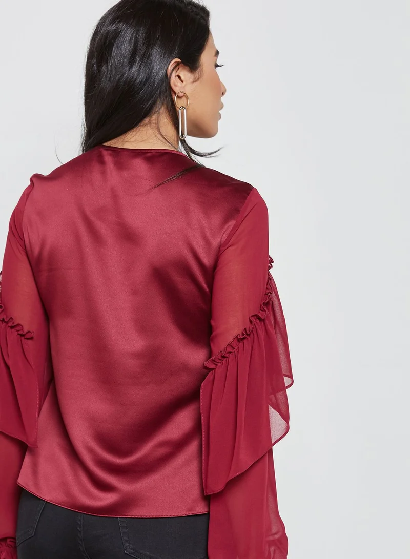 LIPSY Ruffled Top