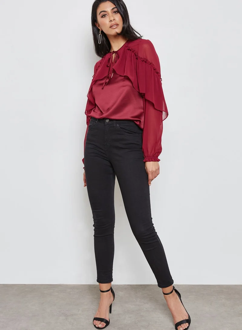 LIPSY Ruffled Top