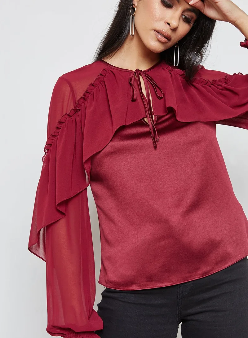 LIPSY Ruffled Top