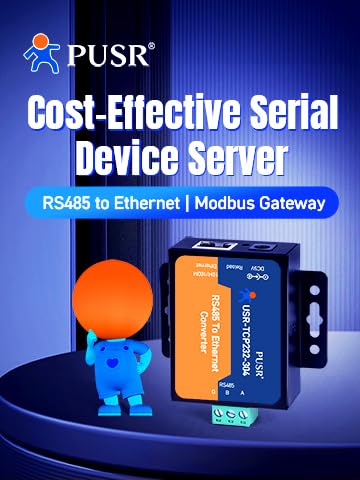 PUSR TCP232-304 RS485 to TCP/IP Converter Serial Device Server Support Modbus Gateway Built-in Webpage RS485 to Ethernet Converter - Image 2
