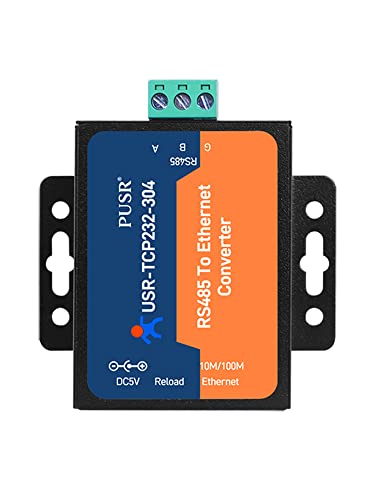 PUSR TCP232-304 RS485 to TCP/IP Converter Serial Device Server Support Modbus Gateway Built-in Webpage RS485 to Ethernet Converter - Image 1