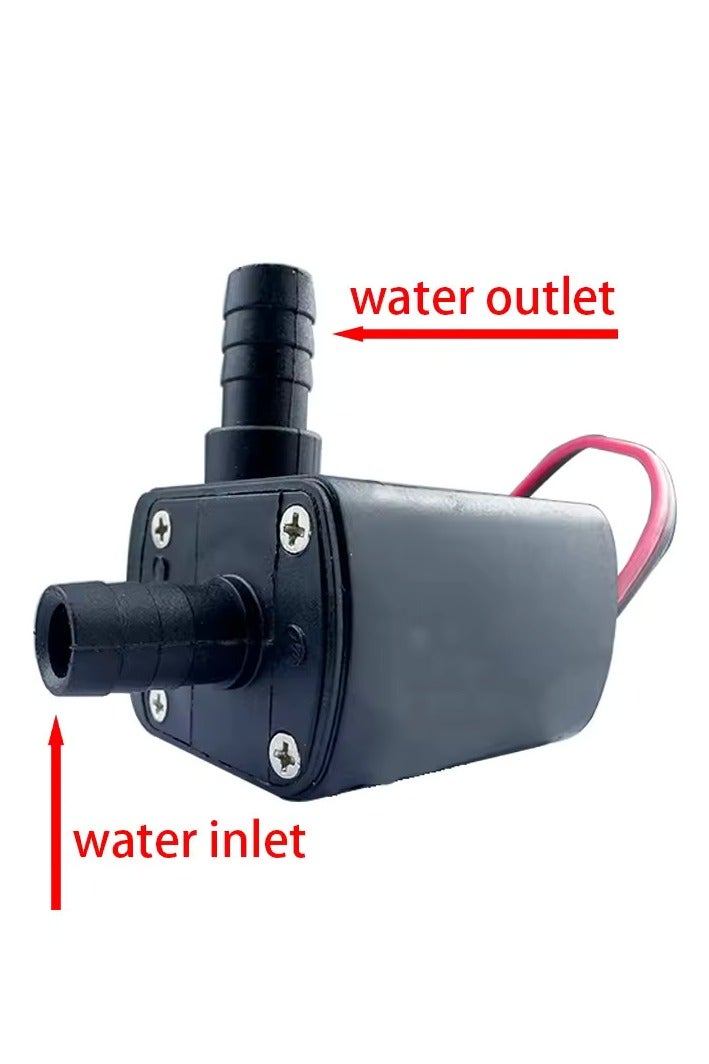 12V DC Submersible Water Pump – Mini Quiet Motor Pump for Aquarium, Fountain, Hydroponics, Fish Tank & Garden Use  - Image 2