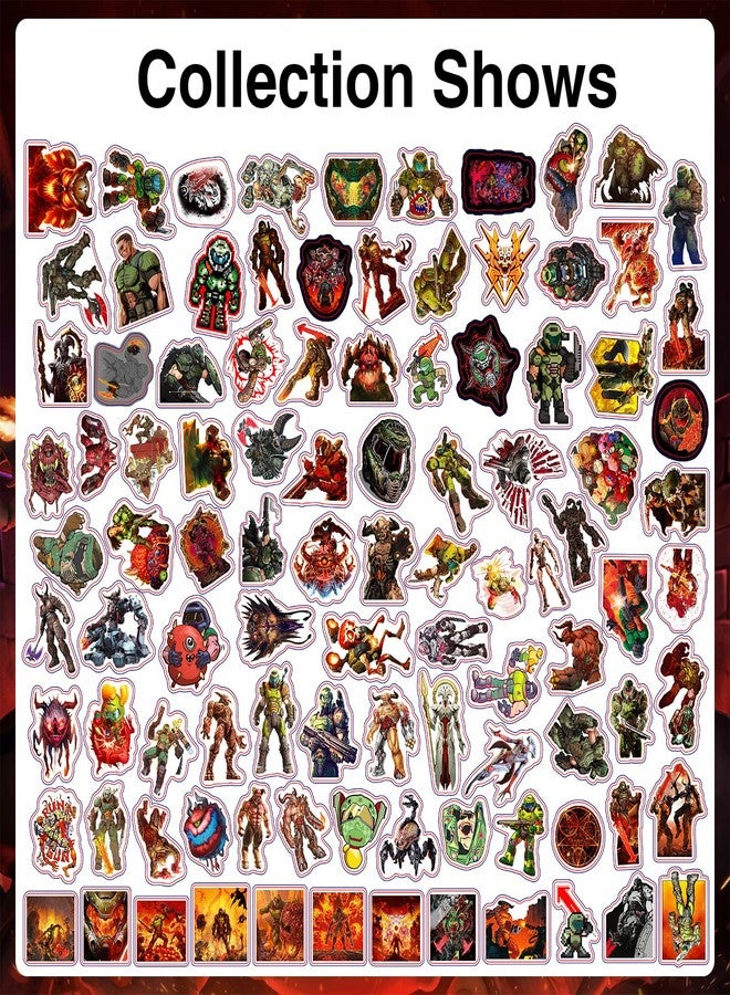 Pounchi Retro Game Stickers (100 Pcs) Cartoon Video Game PVC Sticker, Gifts for Laptop Water Bottle Skateboard Party Supplies Decorations Teens Kids - Image 2