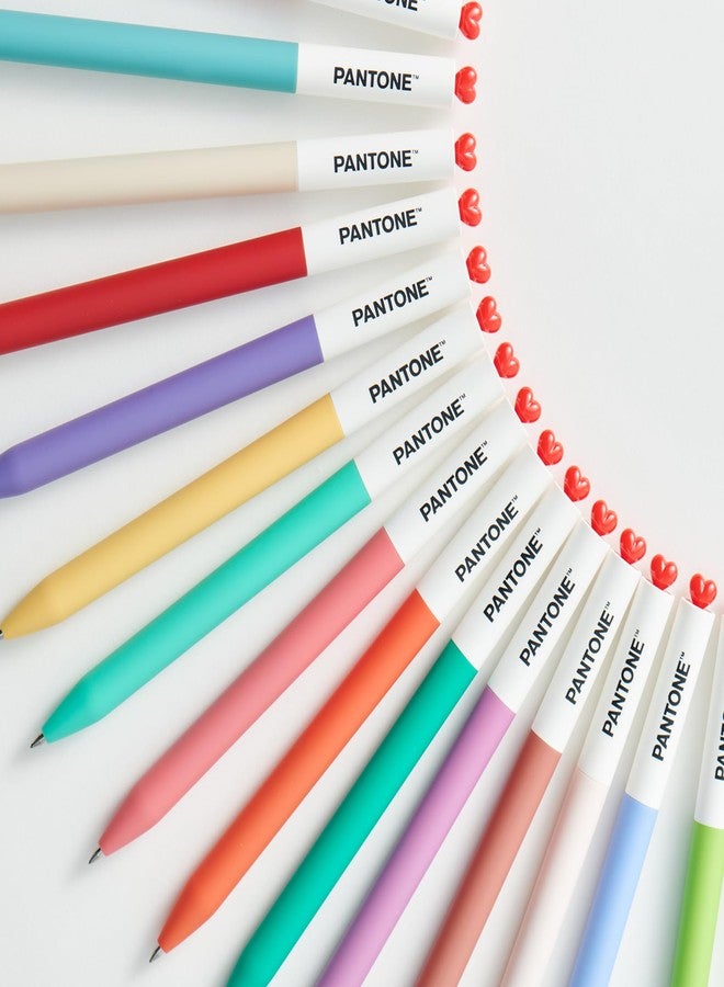 Kaco FIRST Gel Pens 2 Pieces with Black Ink, 0.5 mm Fine Point, Smooth Writing Experience, Aesthetic Cute Stationery for Journaling, Note Taking Pens (2010 Turquoise) - Image 2