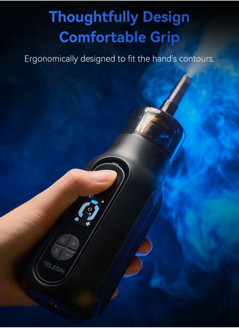 TELESIN - Fog Machine, Photography Fog Effect, Portable Fog Maker, with Remote Control Fogger Machine, for Video Shoot and Parties - Image 1