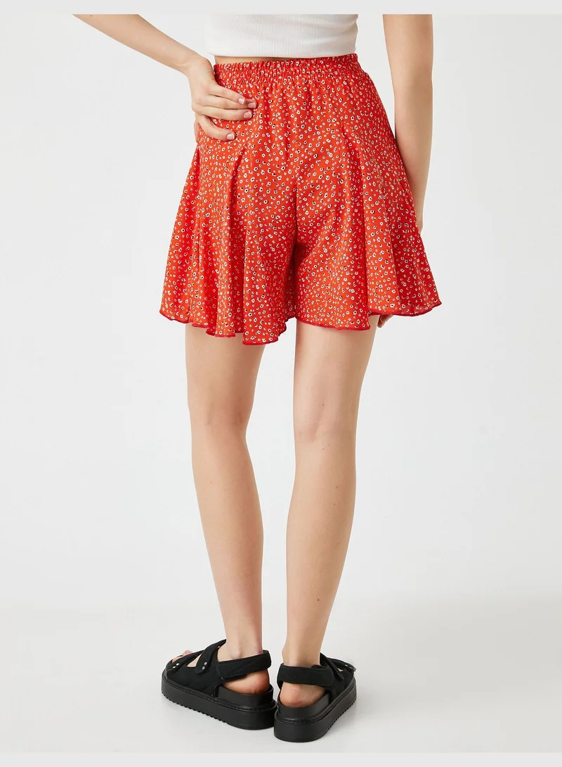 كوتون Pleated Mini Skort