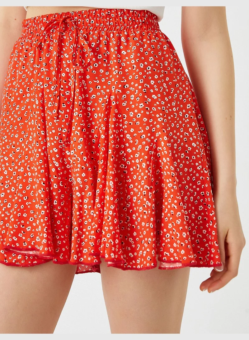 كوتون Pleated Mini Skort