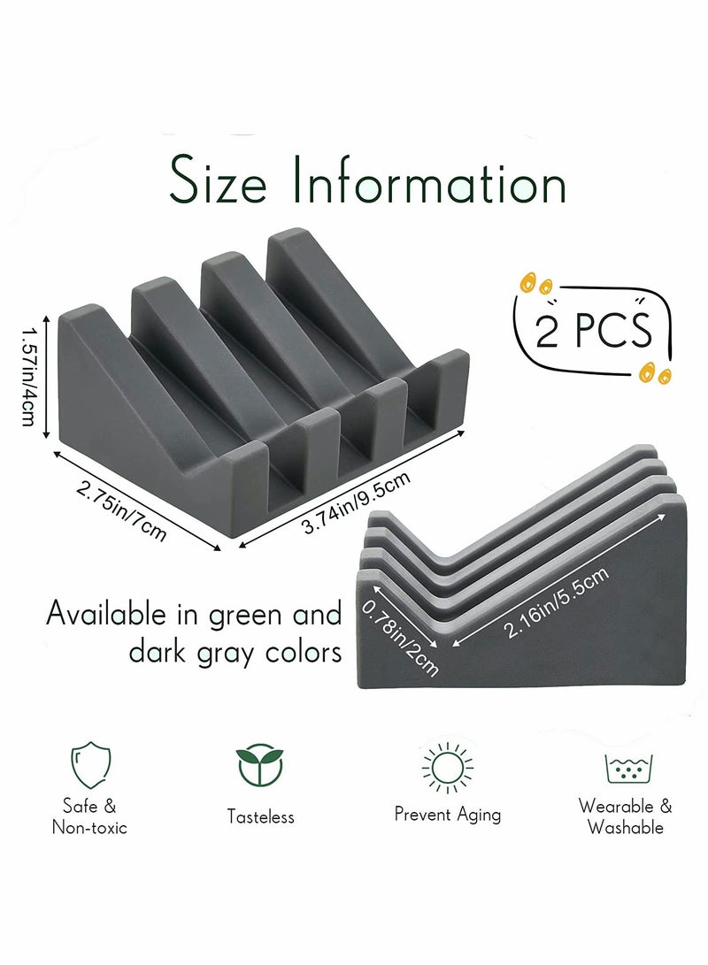 2 Pack Drainage Soap Dishes - Perfect for Kitchen, Bathroom, Camping & Gym Accessories - Image 4
