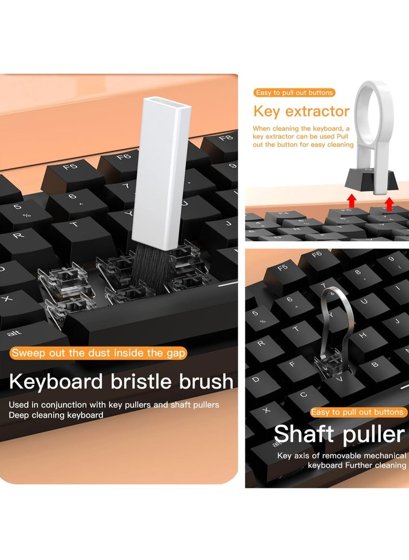 TIGER - 20-in-1 Multifunctional Cleaning Kit for Apple AirPods, iPhone, iPad, Charging Ports, Camera Lenses, Earbuds, Laptop, Mechanical Keyboards, SIM Ejector Tool – Complete Electronic Cleaning Solution - Image 1