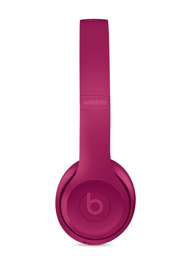 beats Solo3 Wireless On-Ear Headphones Neighborhood Collection Citrus Red - Image 4