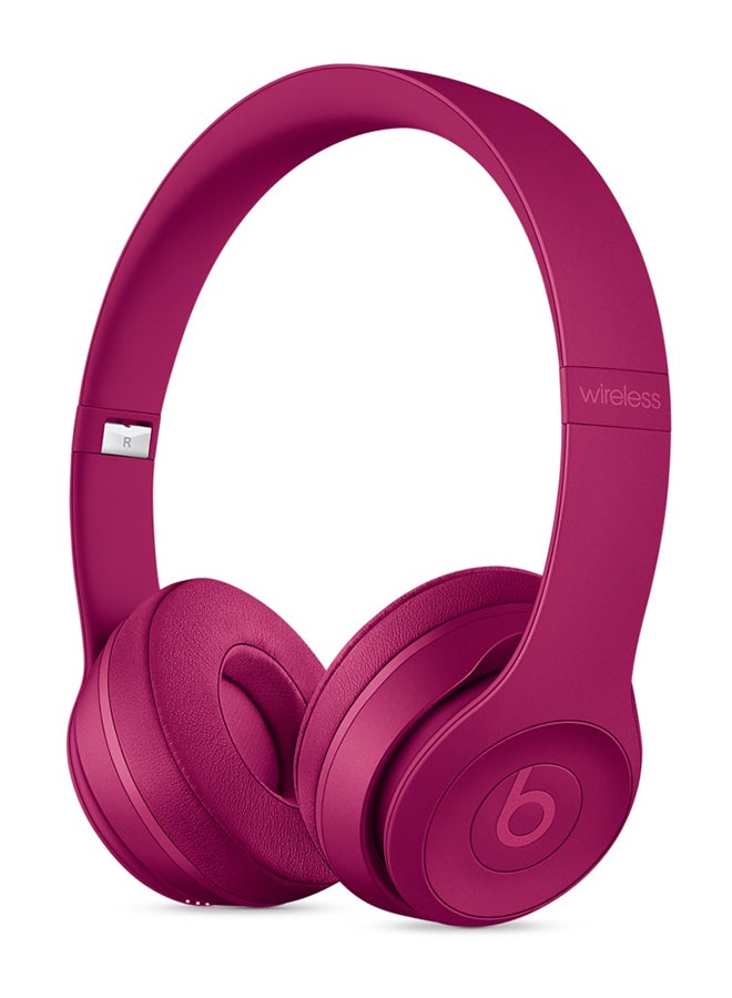 beats Solo3 Wireless On-Ear Headphones Neighborhood Collection Citrus Red - Image 2