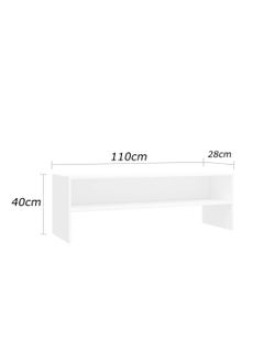 Generic Modern TV unit - height 40 cm - width 110 cm - depth 28 cm, from Furniture Store.  - Image 5