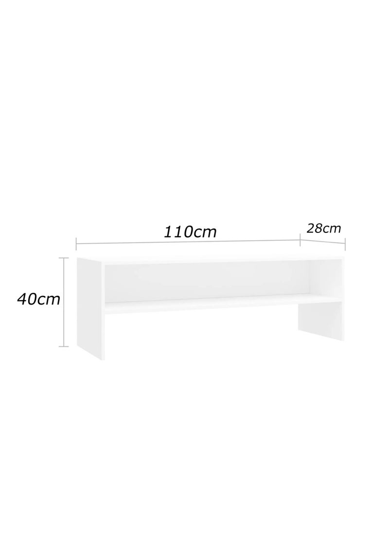 Generic - Modern TV unit - height 40 cm - width 110 cm - depth 28 cm, from Furniture Store. - Image 1