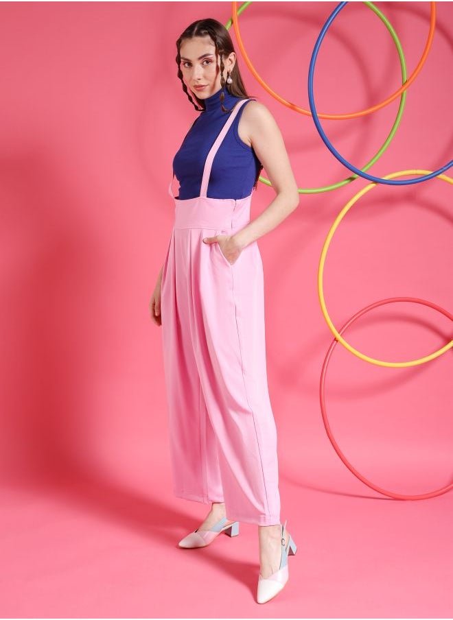 Freehand Women Regular Fit Solid High-Rise Pleated Pants  - Image 4