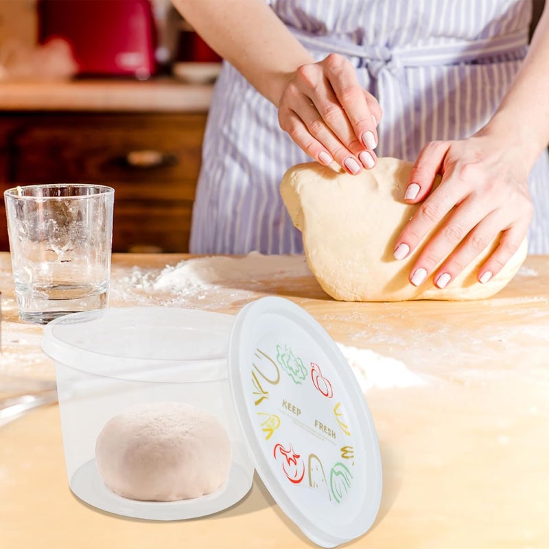 Pujito Stackable Pizza Dough Proofing Boxes Dough Proofing Container with Lid 1100ml portion (3) - Image 4
