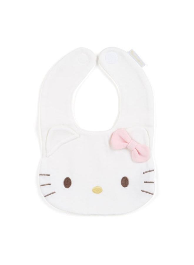 NIBEMINENT Baby Bibs Soft Cotton Cloth Cute Animal Patterns Good Water Absorption Infant Drool Bibs White 