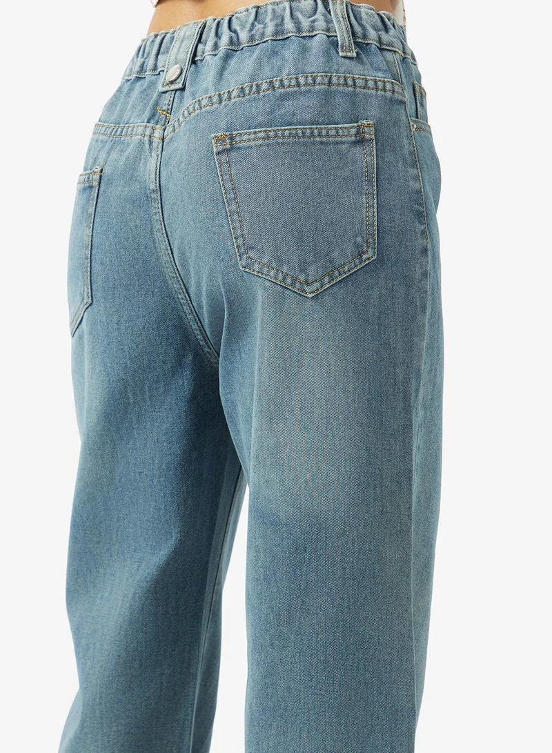 Ginger  High Rise Straight Fit Jeans for Women | Best Price UAE