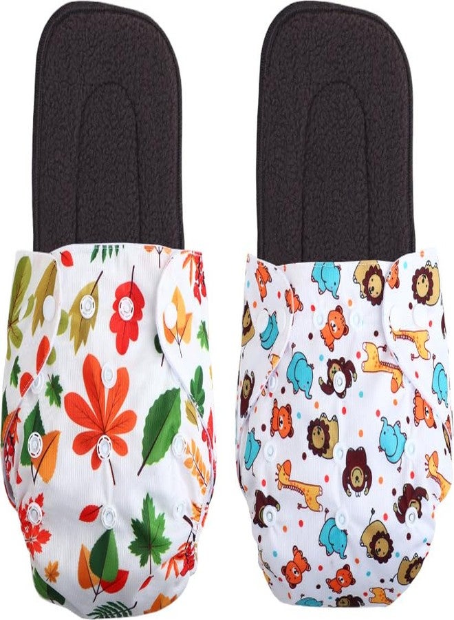 Kogar Print Reusable Cloth Diapers + Insert Pad Washable 100% Absorption 0-3 Yr) - Image 2