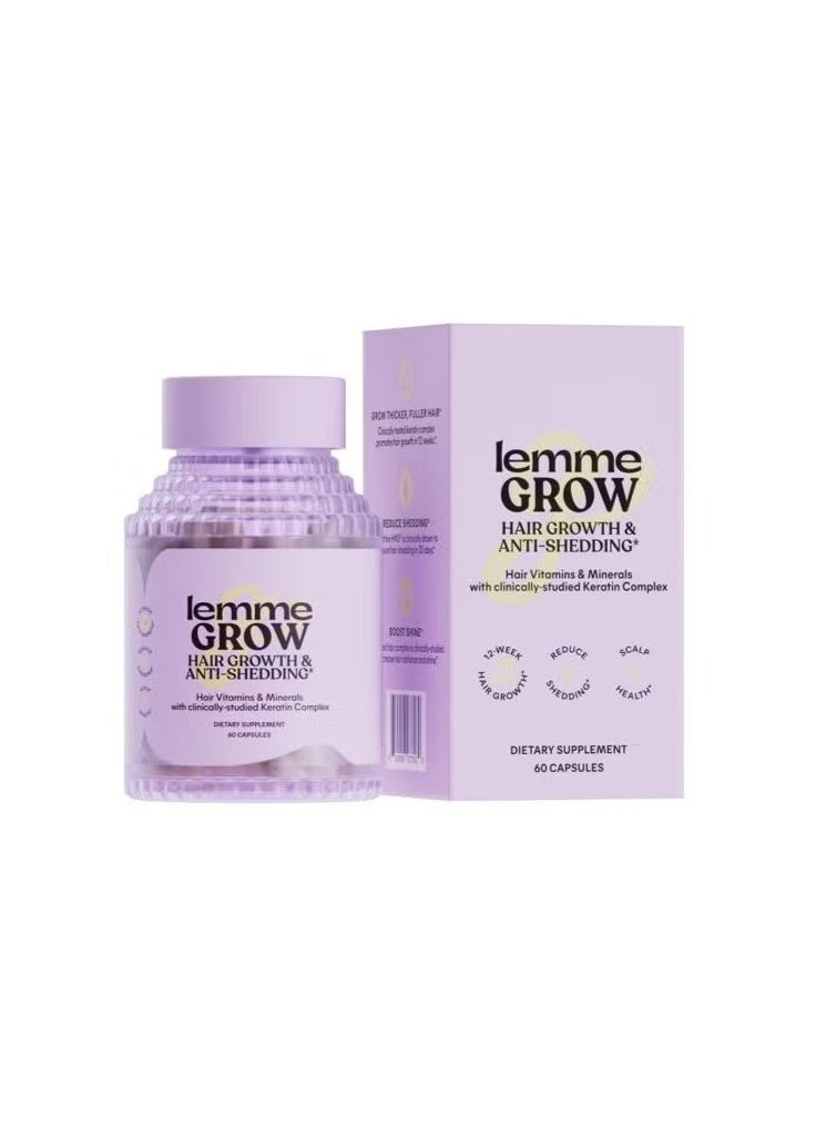 Lemme, Grow, Hair Growth & Anti-Shedding, 60 Capsules - Image 2
