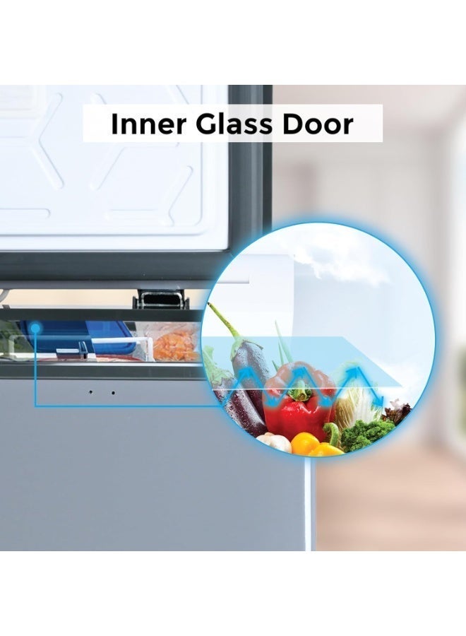 SPJ 100 L Chest Freezer, Hard-Top Single Door, White Smooth Inner & Inside Sliding Door, Powerful Compressor, Energy Efficient, Ideal for Home & Restaurant Use – Grey | Model POSH-SLW130C | 1-Year Warranty - Image 3