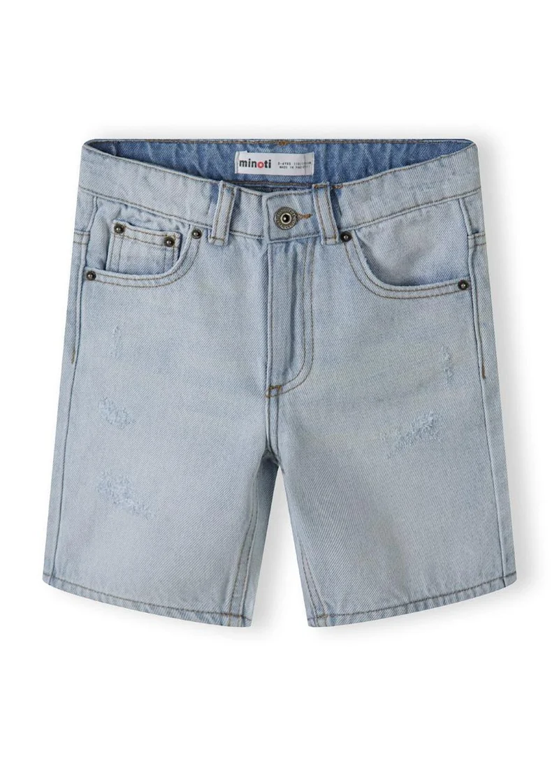 MINOTI Kids Boys Ripped Denim Shorts