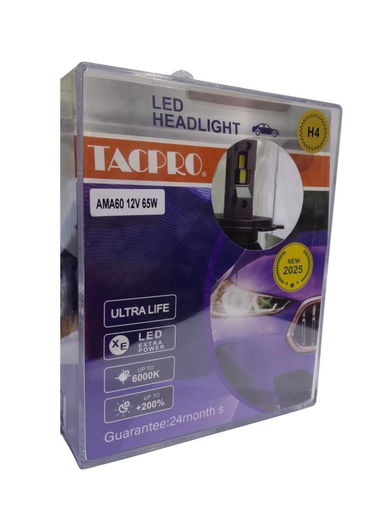 TACPRO LED TACPRO Car Headlight Kit H4 6000K 65W - Image 1