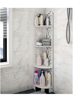 LINGWEI Bathroom Corner Stand Shower Caddy Corner Shelve Sink Organizer Bathroom Shelving Unit Bathroom Storage Organizer Corner Bathroom Stand Display Rack For Bathroom Kitchen  - Image 2