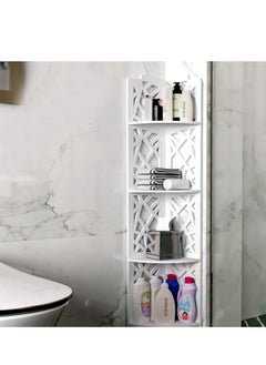 LINGWEI Bathroom Corner Stand Shower Caddy Corner Shelve Sink Organizer Bathroom Shelving Unit Bathroom Storage Organizer Corner Bathroom Stand Display Rack For Bathroom Kitchen  - Image 4