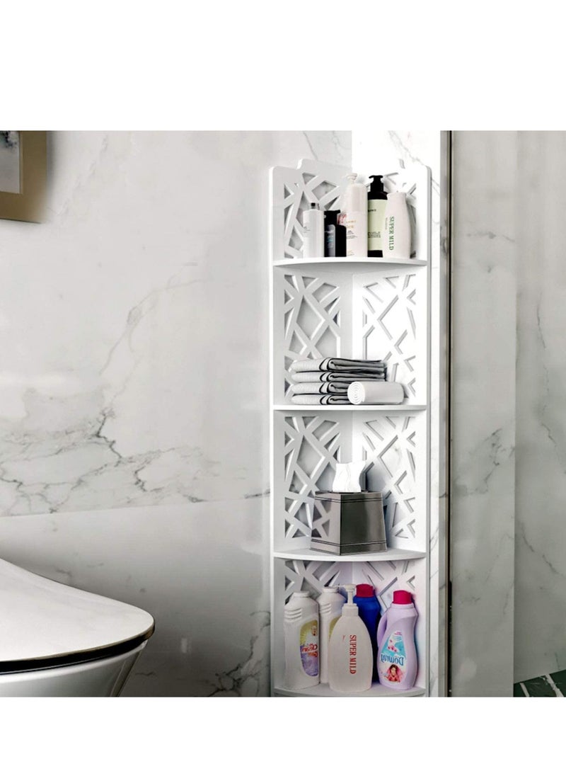 LINGWEI - Bathroom Corner Stand Shower Caddy Corner Shelve Sink Organizer Bathroom Shelving Unit Bathroom Storage Organizer Corner Bathroom Stand Display Rack For Bathroom Kitchen - Image 1