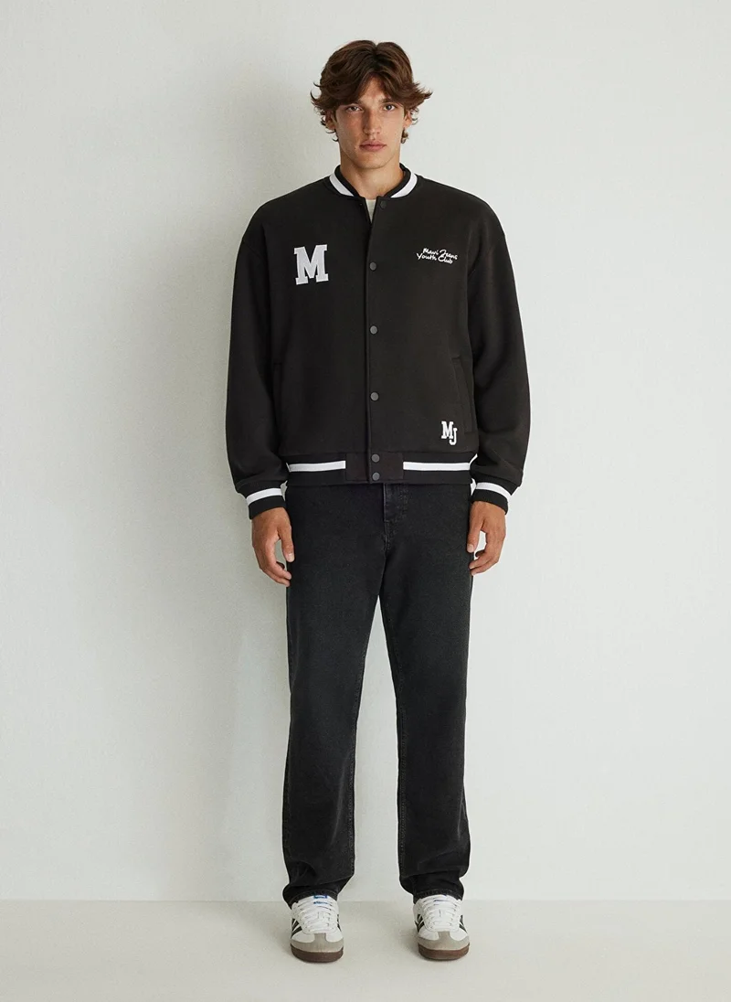 مافي M PRINTED SWEATSHIRT Black