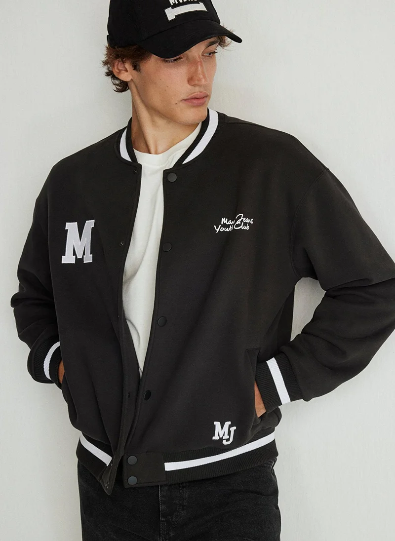 مافي M PRINTED SWEATSHIRT Black