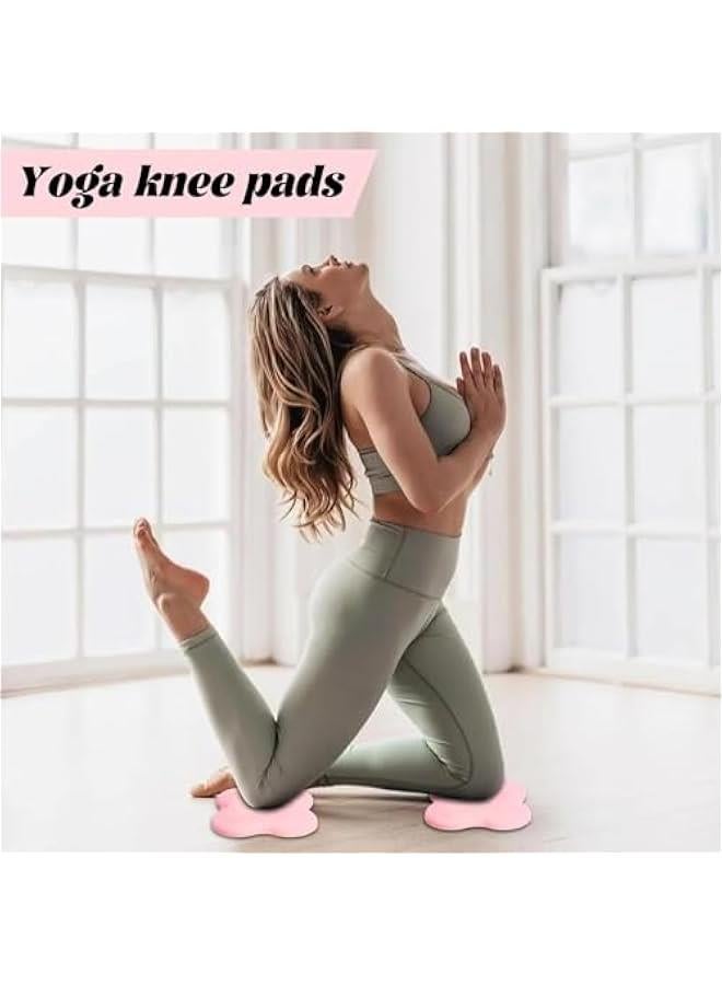 هوكور وسادة ركبة يوجا سميكة للغاية للركبتين والمرفقين والمعصم واليدين والراس والبيلاتيس والركوع من دوركو - عبوة من قطعتين - Image 2