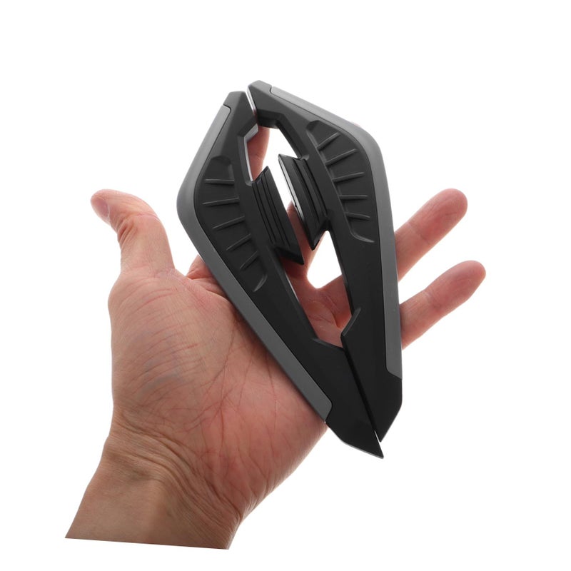 Motorcycle Side Wing Spoiler Aerodynamic Fairing Easy Installation Robust Design Grey - Image 5
