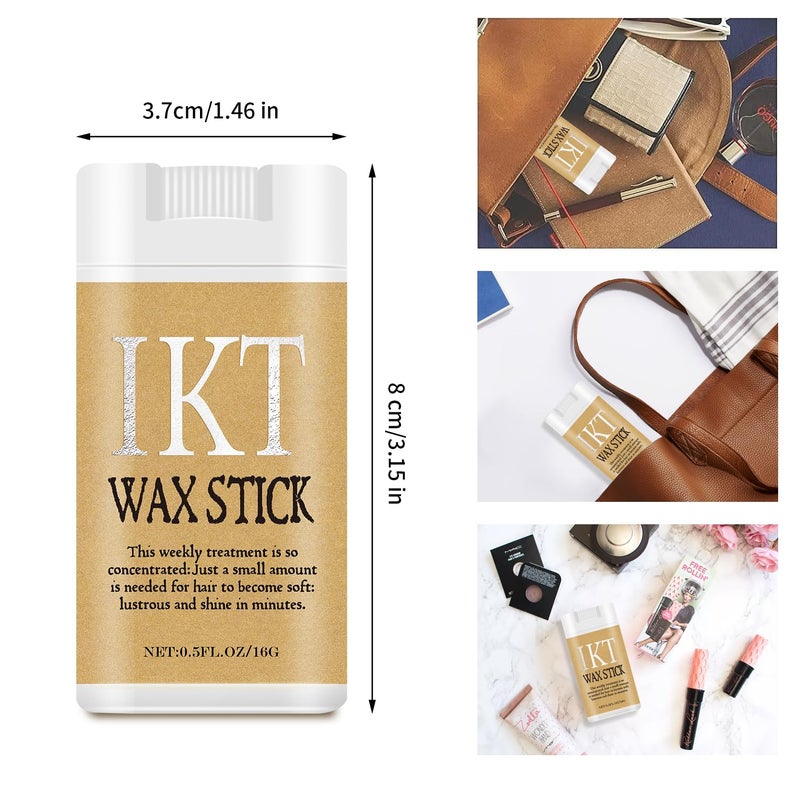 Shiyalan Wax Stick for Women Hair Wax Stick for Kids, Hair Wax Stick for Wigs, Wax Sticks Hair Pomade Stick - 2 Pack (1.12 Oz) - Image 5