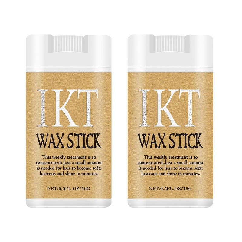 Shiyalan Wax Stick for Women Hair Wax Stick for Kids, Hair Wax Stick for Wigs, Wax Sticks Hair Pomade Stick - 2 Pack (1.12 Oz) - Image 1