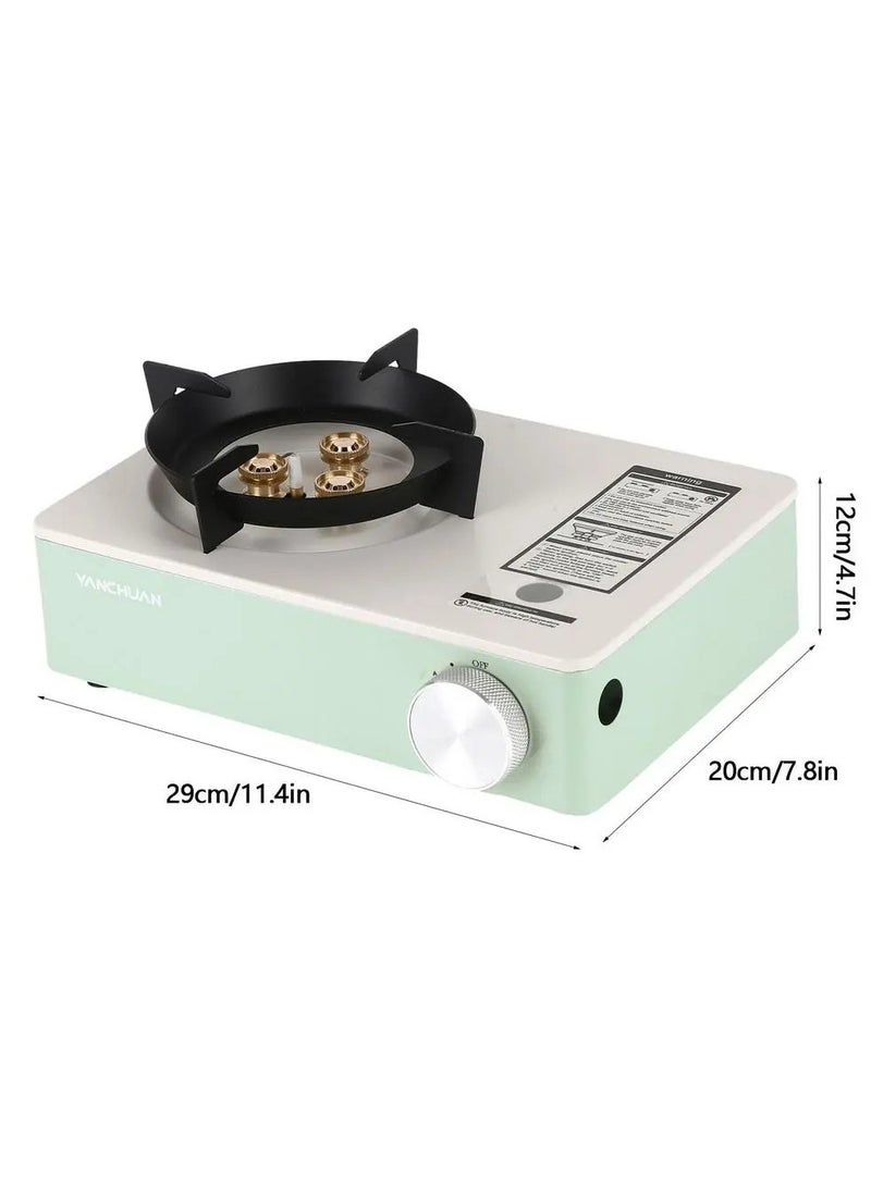 GO2CAMPS Outdoor Camping Stove High Power - Output Camping Stove With Carry Case Backpacking Stove | High Powerful Flame For Outdoor Cooking | Portable Mini Camping Stove ( Random Color Available - Black,White, Green) - Image 3