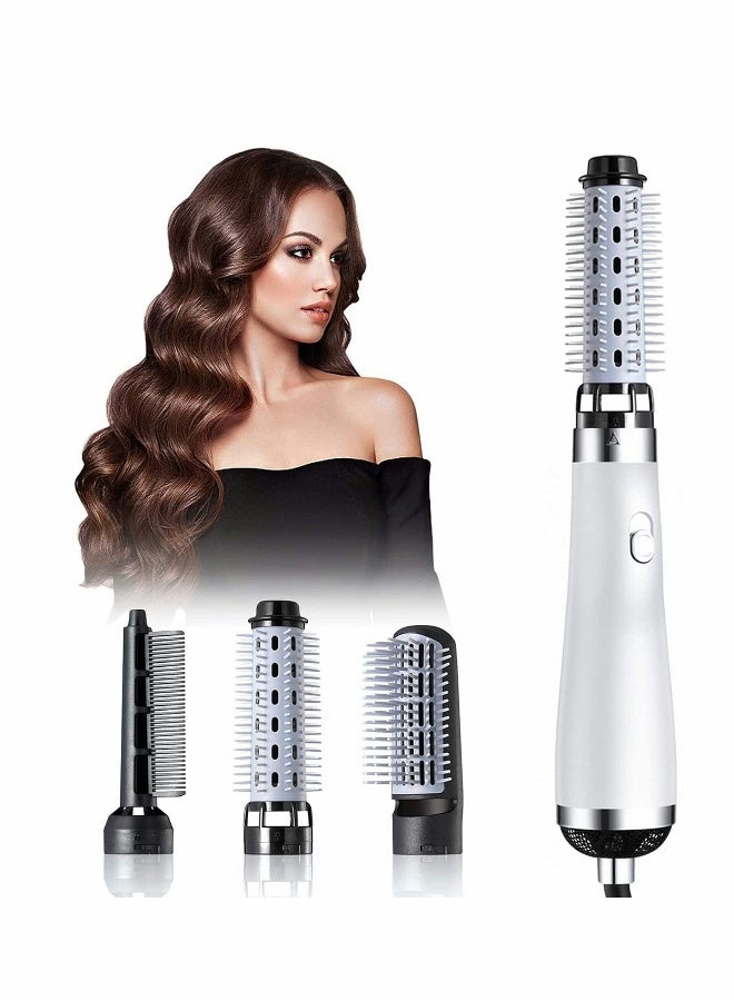 general Hair Dryer Brush, 5 in 1 Newest Hair Dryer and Volumizer Set with Interchangeable Brush Head for Rotating Straightening, Curling, Salon Negative Ion... - Image 1