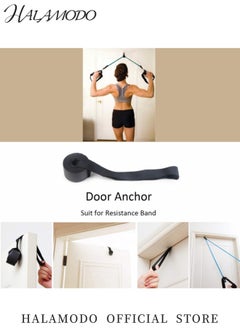 HALAMODO 11 PCS Resistance Band Set Exercise Resistance Bands with Handles for Men and Women Fitness Exercise Bands for Yoga Pilates Physical Therapy Home Workout Set with Door Anchor Ankle Straps Carry Bag  - Image 4