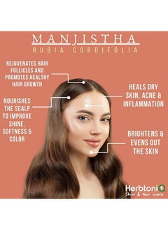 Herbtoniq 100% Natural Jatamansi Manjistha And Curry Leaves Powder For Dandruff Hairfall Hair Care Regimens(450 Gram)  - Image 4