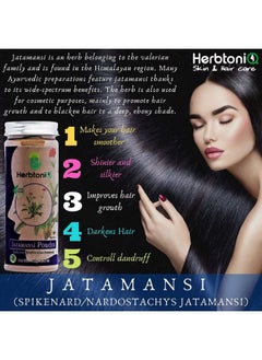 Herbtoniq 100% Natural Jatamansi Manjistha And Curry Leaves Powder For Dandruff Hairfall Hair Care Regimens(450 Gram)  - Image 3