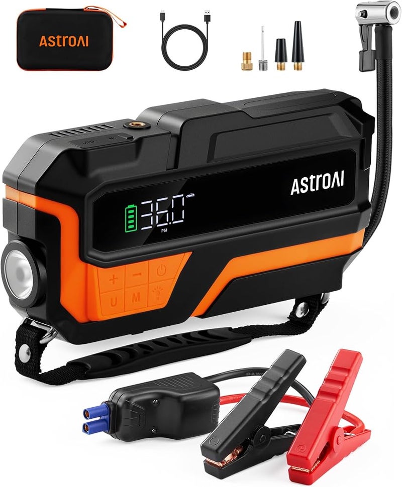 AstroAI Jump Starter Car Jump Starter with 150PSI Tyre Inflator - Image 1