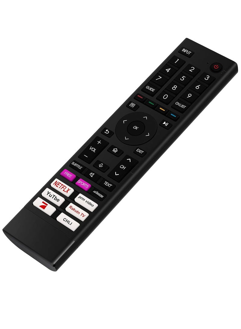 ELTRAZONE Remote Control ERF3I80 ERF3I80H Replacement Voice Remote Control Suitable for Hisense Smart TV 55A6GG 75A6GG 65A6GG 70A6GG 43A6GG 50A6GG with battery - Image 4