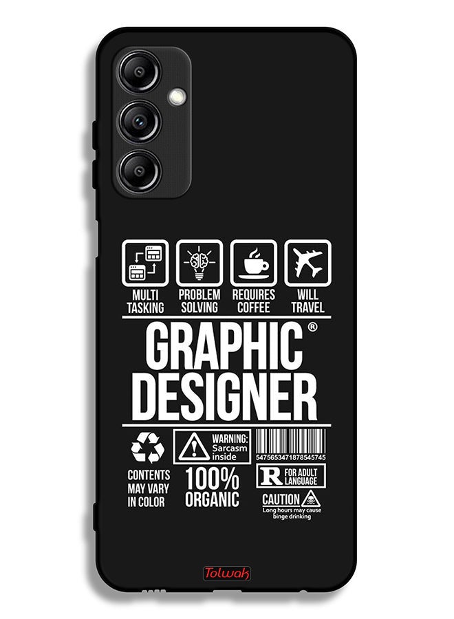 Tolwak Samsung Galaxy A14 5G Protective Case Cover Graphic Designer Sticker - Image 1