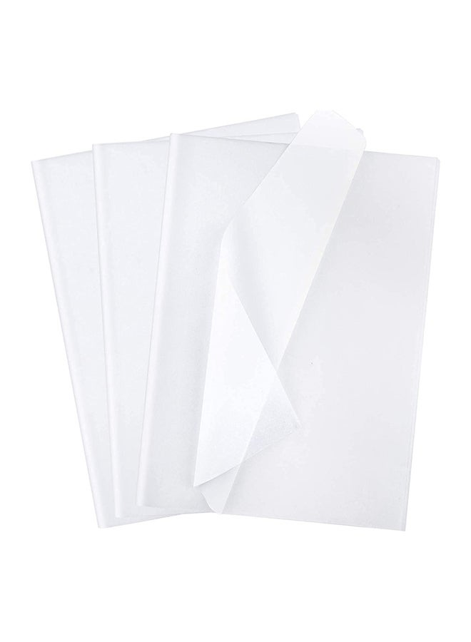 MARKQ White Gift Wrapping Tissue Paper Sheets for DIY Crafts, Gift Bags Holidays Birthdays 50 x 75 cm (50 Sheets) - Image 1