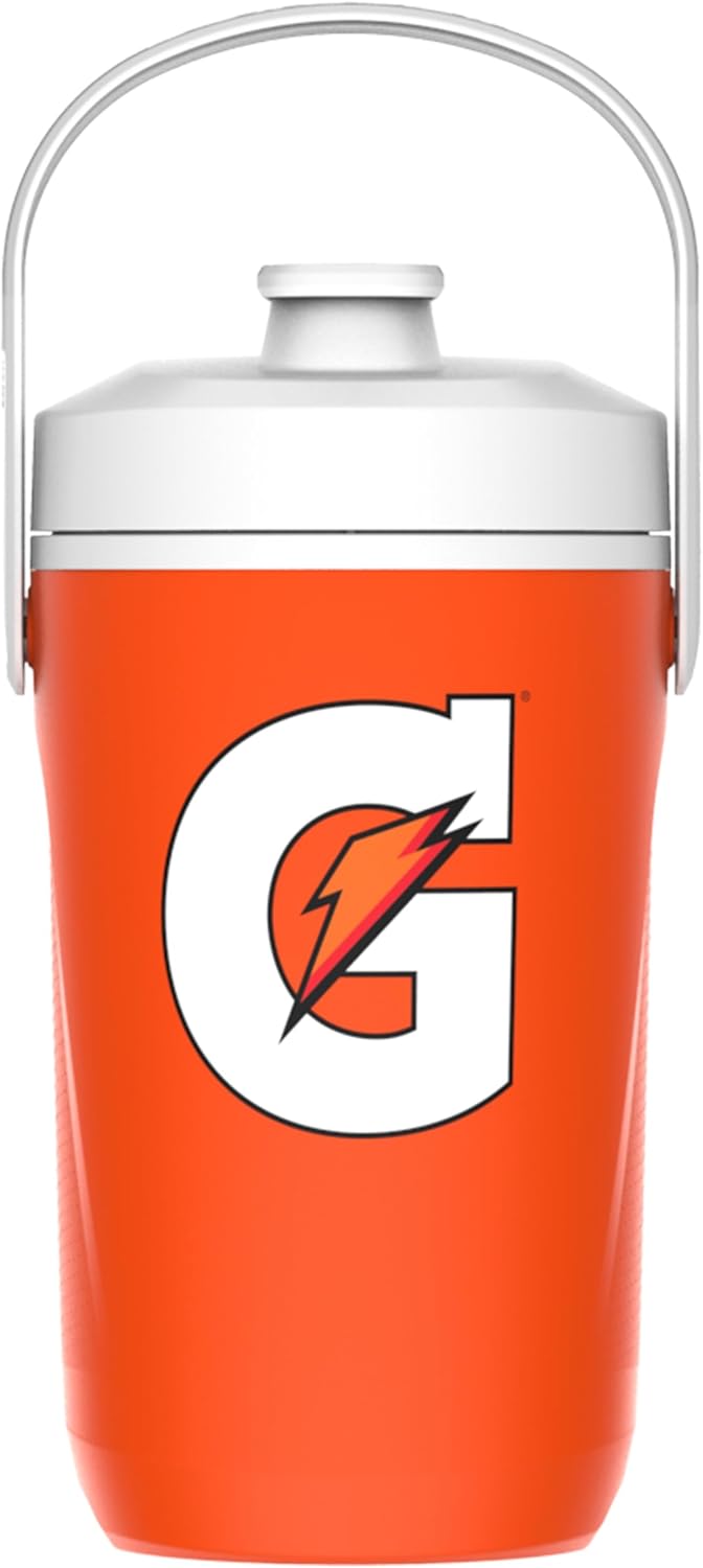 Gatorade جالون جليد غاتوريد نصف جالون لحفظ المشروبات الرياضية خالي من BPA 64 أونصة عزل مزدوج الجدار - Image 1