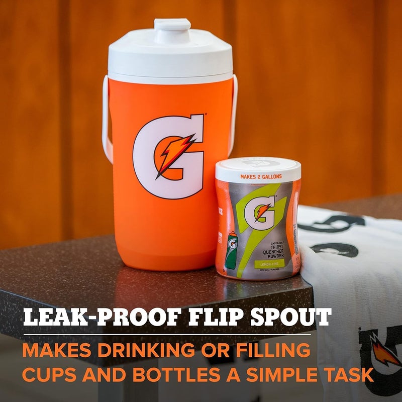 Gatorade جالون جليد غاتوريد نصف جالون لحفظ المشروبات الرياضية خالي من BPA 64 أونصة عزل مزدوج الجدار - Image 2