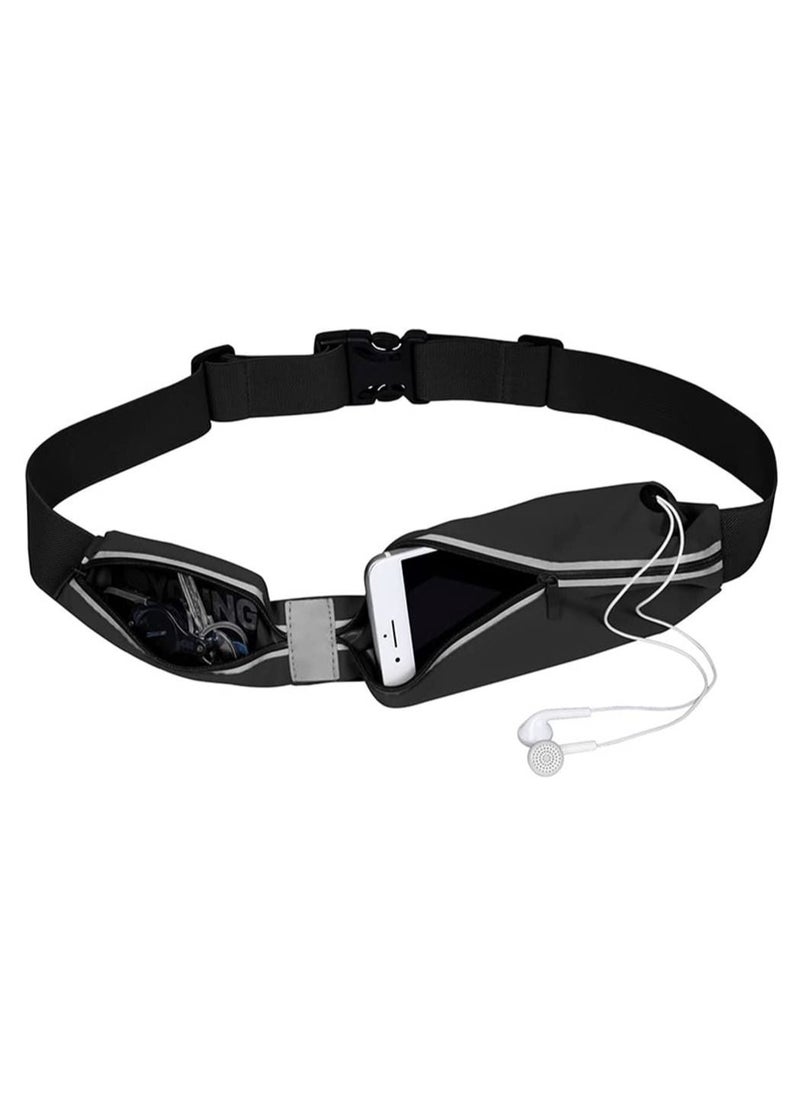 SYOSI - Slim Running Belt for Women Men, Running Waist Pack Phone Holder, Jogging Workout Fan ny Pack Runners Pouch Gear Accessories for iPhone 12 11 Pro Max XS XR 8 7 Plus Traveling Gift - Image 1
